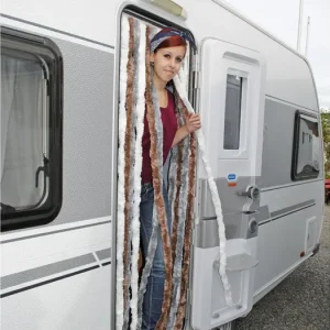 Nová Kolekce Dekorativní závěs proti hmyzu do dveří karavanu Brunner, 56 × 205 cm