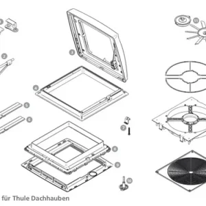 Náhradní díly pro střešní okna Thule Dokud Zásoby Vydrží
