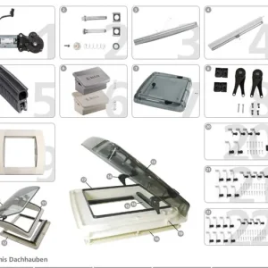 Střešní okno Remis REMIstar – náhradní díly Novinka