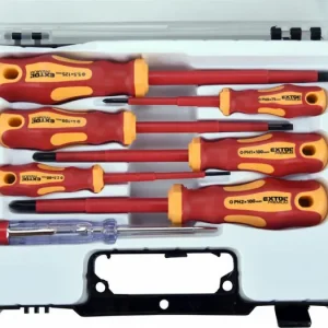 Akční Nabídka Sada elektrikářských šroubováků se zkoušečkou Extol Premium, 7 ks