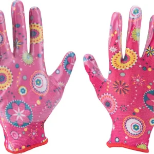 Zahradní polyesterové rukavice Extol Lady, polomáčené v nitrilu Kup Teď