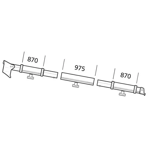 Značkový Upínací tyč stanů Thule Residence/Panorama 9200