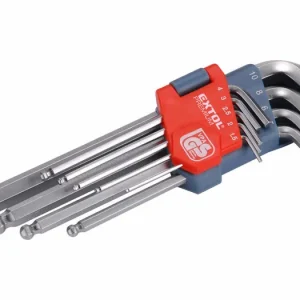 IMBUS L-klíče s kuličkou Extol Premium, 1,5–10 mm, sada 9 ks Víkendová Akce