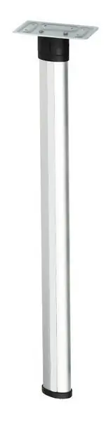 Finální Výprodej Sklápěcí noha stolu Reimo s horním kloubem, stříbrná