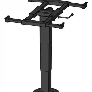 Akční Cena Nastavitelná a posuvná noha stolu Ilse výška 34,2 a 71,2 cm