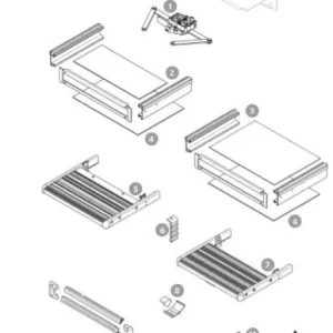 Oblíbený Vysouvací schůdek Thule Slide-Out Step V03 – náhradní díly
