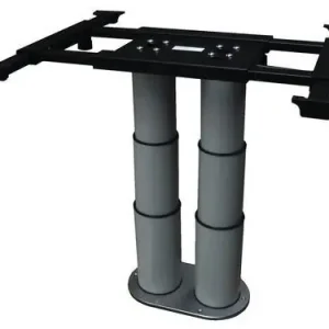 Poslední Šance Dvojitá nastavitelná a posuvná noha stolu Reimo, výška 33,5–71 cm