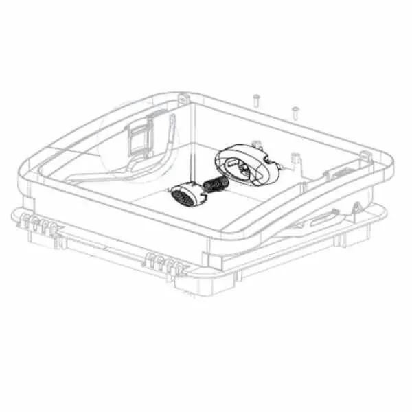 Omezená Nabídka Tlačítko pro střešní okno Dometic Micro Heki 280 × 280