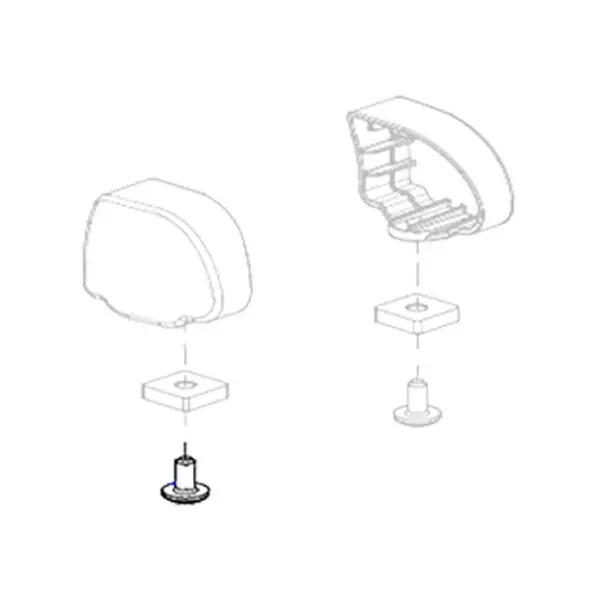 Dokud Zásoby Vydrží Koncový uzávěr s pojistným kolíkem pro nosič Thule Ducato