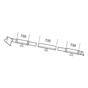 Upínací tyč pro Thule Residence/Panorama 6002/6200 Nejlepší Volba