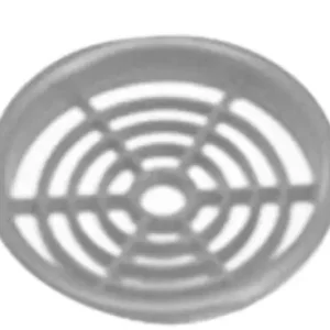 Nábytková větrací mřížka Reimo šedá pr. 60 mm Pouze Dnes