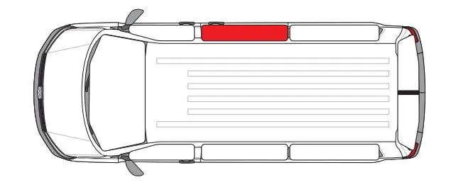 Obložení pravých posuvných dveří Cover Plus – Fiat Ducato, 1 díl, bílé Super Cena