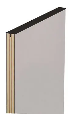 Levný Ochranný profil hrany Reimo černý 40 m