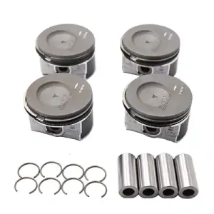 Píst Motoru Kompletní 03F107065F B18740 VW Audi Seat Skoda Borsehung Kup Teď