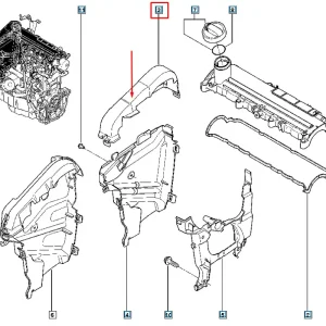 Pouze Dnes Kryt Rozvodu Nový originál 8200795017 Renault