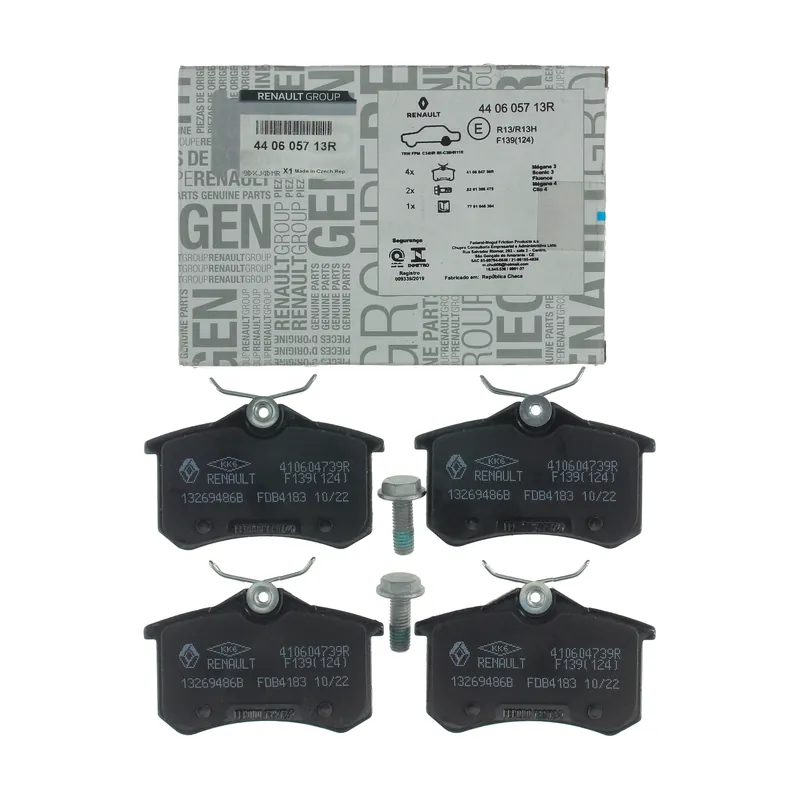 Přímo Od Výrobce Brzdové Destičky Zadek Nový originál 440605713R Renault