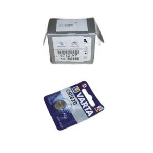 Baterie Nový originál 9712.A7 9712A7 Citroen Peugeot Vrácení Zdarma