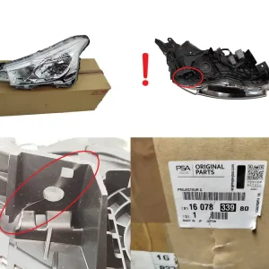 Světlomet Originál Levý 1607833980 Citroen C4 Aircross Outlet Víkendová Akce