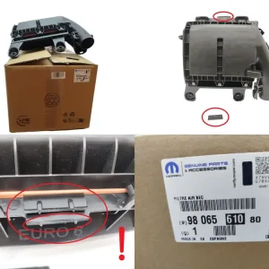 Kryt Filtru Vzduchu Nový Citroen Peugeot 1.6 BlueHDI 9806561080 Outlet Originální