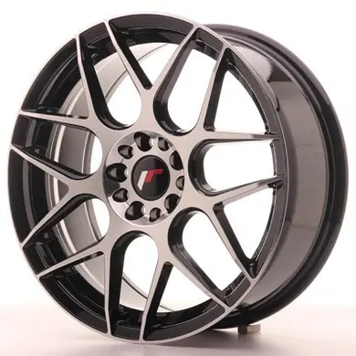 Poslední Šance Japan Racing JR18 18x7,5 ET40 5x112/114,3 Black Machined Alu kola JR181875ML4074GBM