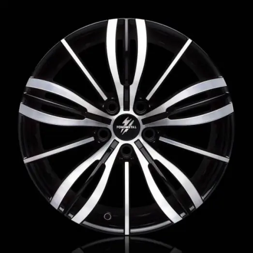 Novinka Fondmetal TPG1 17x7.5" ET48 5x112 Alu kola - Černé leštěné TPG17517485112YNA2