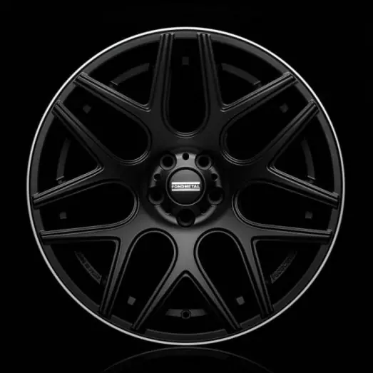 Pouze Dnes Fondmetal STC-MS 20x8.5" ET25 5x114.3 Alu kola - Černé s bílým límcem STCMSB8520255114YNA4