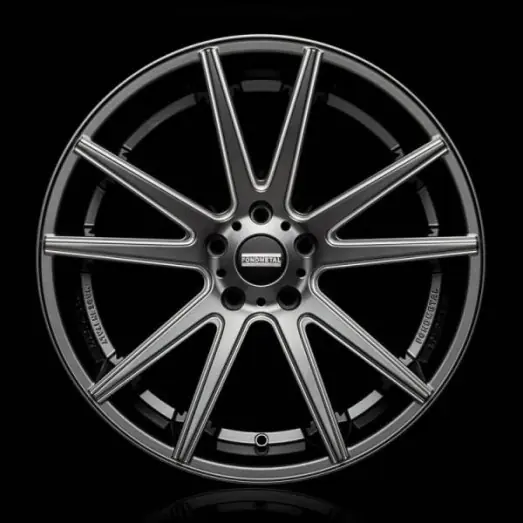 Přímo Od Výrobce Fondmetal STC-10 19x9.5" ET45 5x130 Alu kola - Černé s bílým orámováním STC10F9519455130ATE2