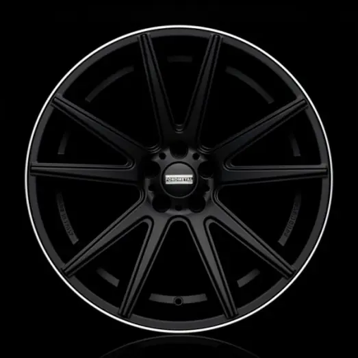 Zlevněný Fondmetal STC-10 19x8" ET30 5x112 Alu kola - Černé s bílým STC10B8019305112YNA4