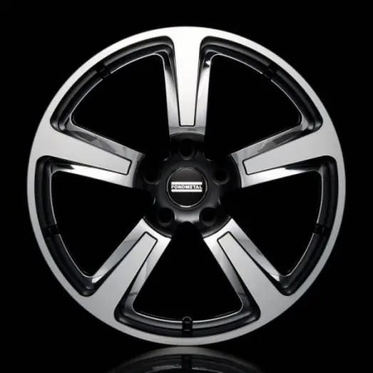 Originální Fondmetal R15 18x8" ET48 5x114.3 Alu kola - Matné černé ozdobné RS0158018AB5L48NA4