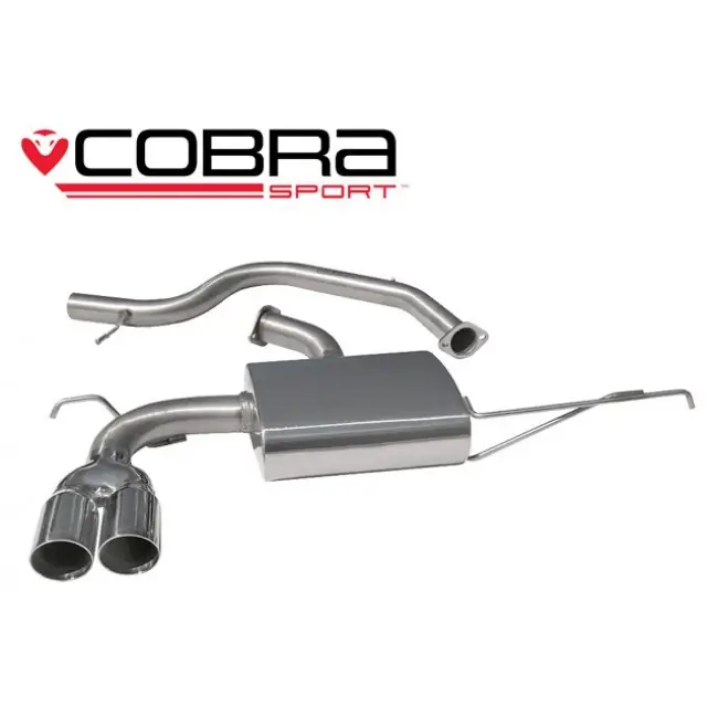 Cobra Sport Cat Back výfuk pro VW Scirocco GT 2.0 TSI - koncovka TP41 VW28TP41 Horká Nabídka