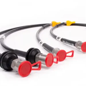 Forge Motorsport Sada brzdových hadic BMW M5 F10 - modré průhledné SBH-BMW-4-F10A-BT Aktuální