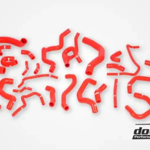 Do88 set silikonových hadic vedení chladící kapaliny MQB 1,8 & 2,0 TSI - Červené do88-kit187R Přímo Od Výrobce