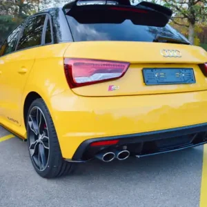 Víkendová Akce Maxton Design Boční nástavce zadního nárazníku Audi S1 8X - texturovaný plast AU-S1-1-RSD1T