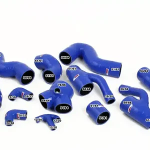 Víkendová Akce Do88 set tlakových silikonových hadic AUDI S4 A6 2,7T biturbo AGB AJK AZA ARE BES - Modré do88-kit109B