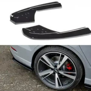 Cenová Bomba Maxton Design Boční lišty zadního nárazníku Audi RS3 8V Sedan Facelift- texturovaný plast AU-RS3-8VF-S-RSD1T