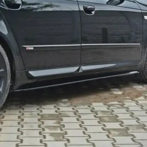 Horká Nabídka Maxton Design Prahové lišty Audi A4/S4/A4 S-Line B6/B7 Avant - černý lesklý lak AU-S4-B6-SD1G