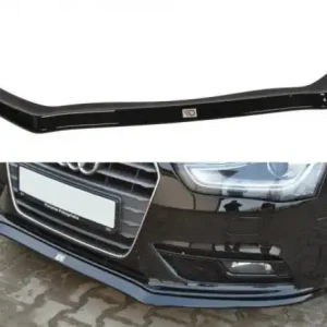 Autentický Maxton Design Spoiler předního nárazníku Audi A4 B8 Facelift V.2 - karbon AU-A4-B8F-FD2C