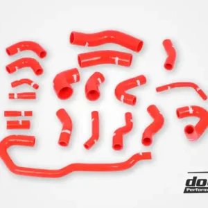 Do88 set silikonových hadic vedení chladící kapaliny AUDI RS6 C5 4,2T - Červené do88-kit191R Vysoce Kvalitní