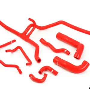 Do88 Set silikonových hadic vedení chladící kapaliny BMW 3 E36 320i 325i M50B20 M50B25 - Červené do88-kit175R+ clamp-kit175 Originální