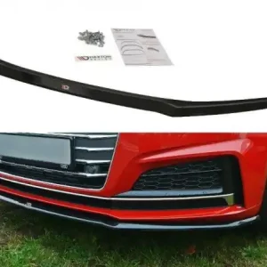 Akce Maxton Design Spoiler předního nárazníku Audi S5/A5 S-Line B9 Coupe/Sportback V.2 - texturovaný plast AU-A5-2-SLINE-FD2T