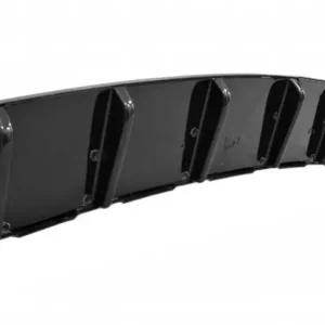 Cenová Bomba Maxton Design Spoiler zadního nárazníku s vertikální příčkou Audi S6/A6 S-Line C7 Avant - černý lesklý lak AU-S6-C7-AV-RD1+RD2G