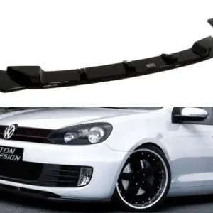 Výprodej Maxton Design Spoiler předního nárazníku VW Golf VI GTI V.1 - karbon VW-GO-6-GTI-FD1C