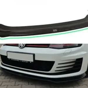 Ověřený Maxton Design Spoiler předního nárazníku VW Golf Mk7 GTI V.2 - karbon VW-GO-7-GTI-FD2C