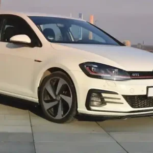 Cenový Hit Maxton Design Spoiler předního nárazníku VW Golf Mk7 GTI Facelift V.2 - texturovaný plast VW-GO-7F-GTI-FD2T