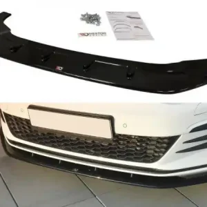 Pouze Dnes Maxton Design Spoiler předního nárazníku VW Golf Mk7 GTI Facelift V.1 - karbon VW-GO-7F-GTI-FD1C