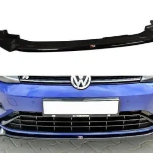 Horká Nabídka Maxton Design Spoiler předního nárazníku VW Golf Mk7 R Facelift V.3 - černý lesklý lak VW-GO-7F-R-FD3G