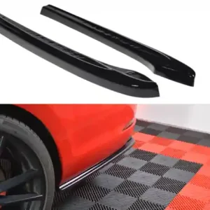 Sezónní Sleva Maxton Design Boční lišty zadního nárazníku VW Golf Mk7 R Facelift Combi V.1 - černý lesklý lak VW-GO-7F-R-VA-RSD1G