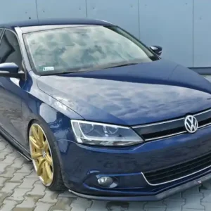 Expresní Doručení Maxton Design Spoiler předního nárazníku VW Jetta Mk6 V.2 - texturovaný plast VW-JE-6-FD2T