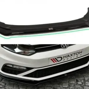 Vysoce Kvalitní Maxton Design Spoiler předního nárazníku VW Polo Mk5 GTI Facelift V.2 - karbon VW-PO-5F-GTI-FD2C