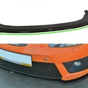 Expresní Doručení Maxton Design Spoiler předního nárazníku Seat Leon Mk2 Cupra Facelift V.2 - černý lesklý lak SE-LE-2F-FR-FD2G